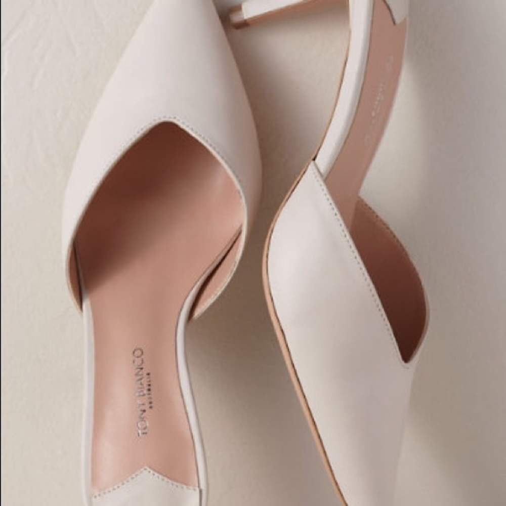 Tony Bianco White Mule